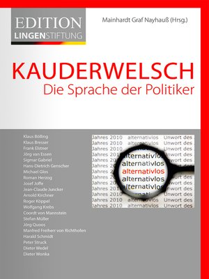 cover image of Kauderwelsch